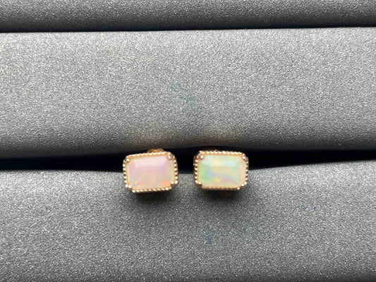 A631 Opal Earrings