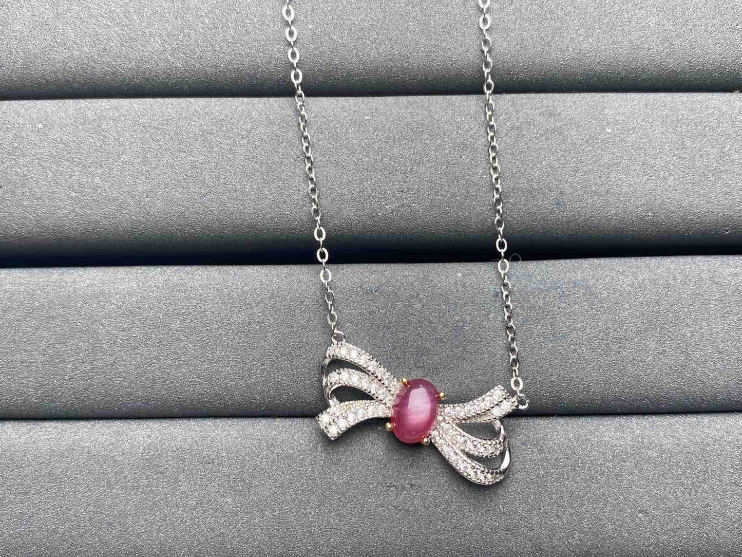 A6410 Star sapphire Necklace