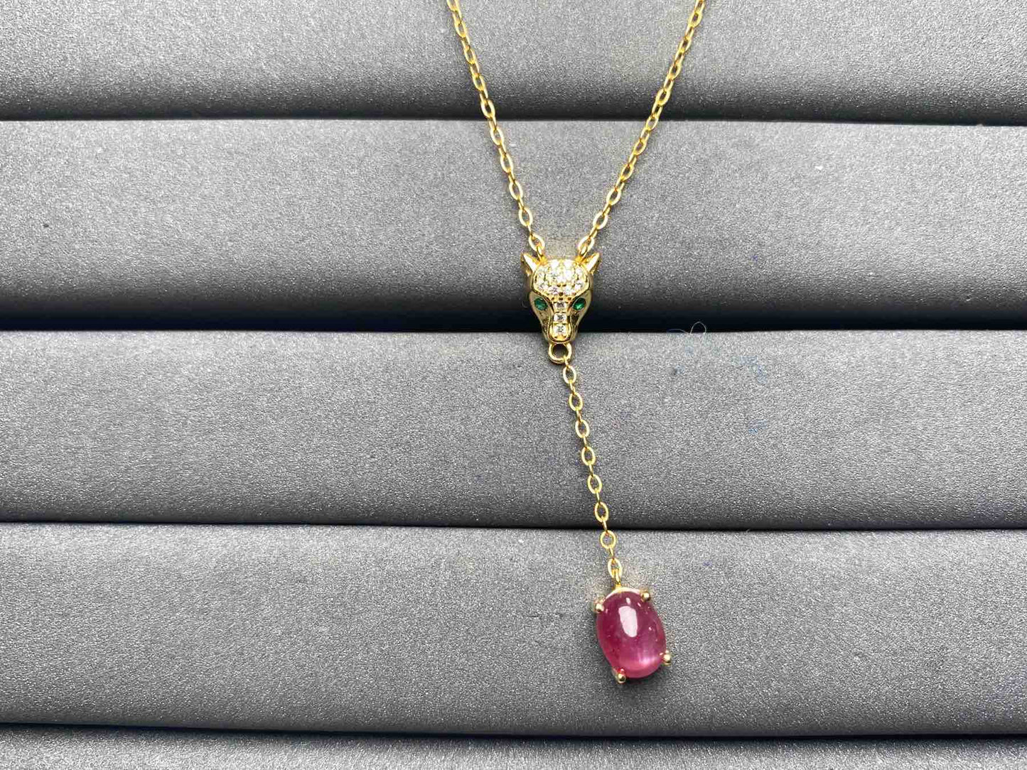 A6411 Star sapphire Necklace