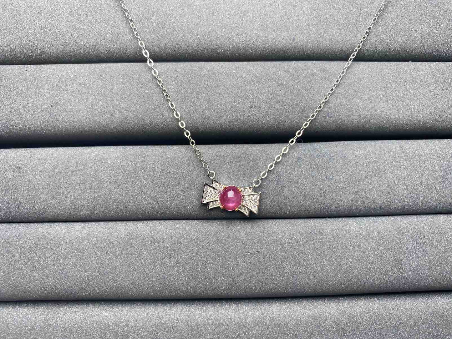 A6418 Star sapphire Necklace