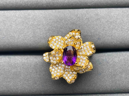A6428 Amethyst Ring