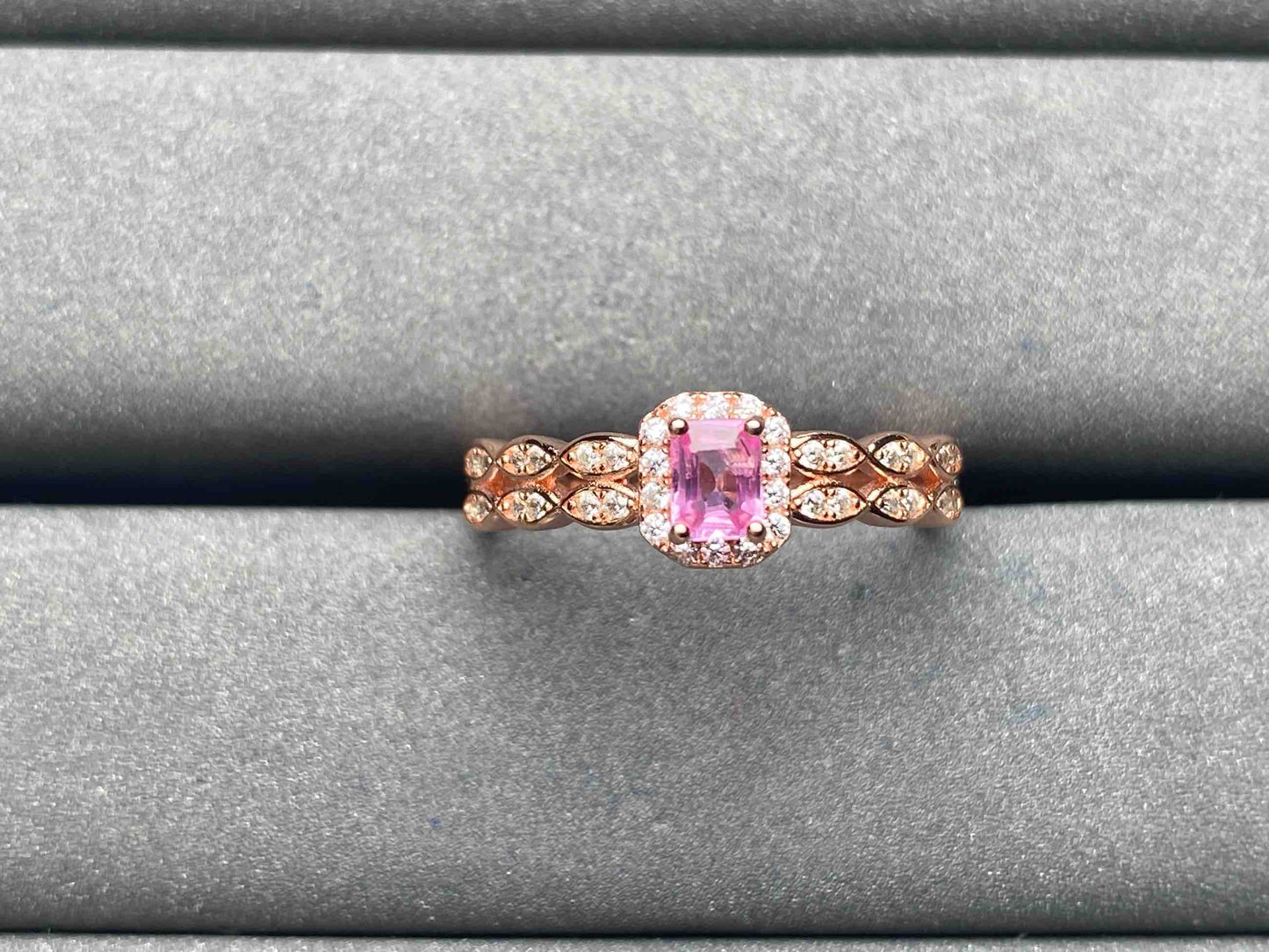 A6438 Pink Sapphire Ring