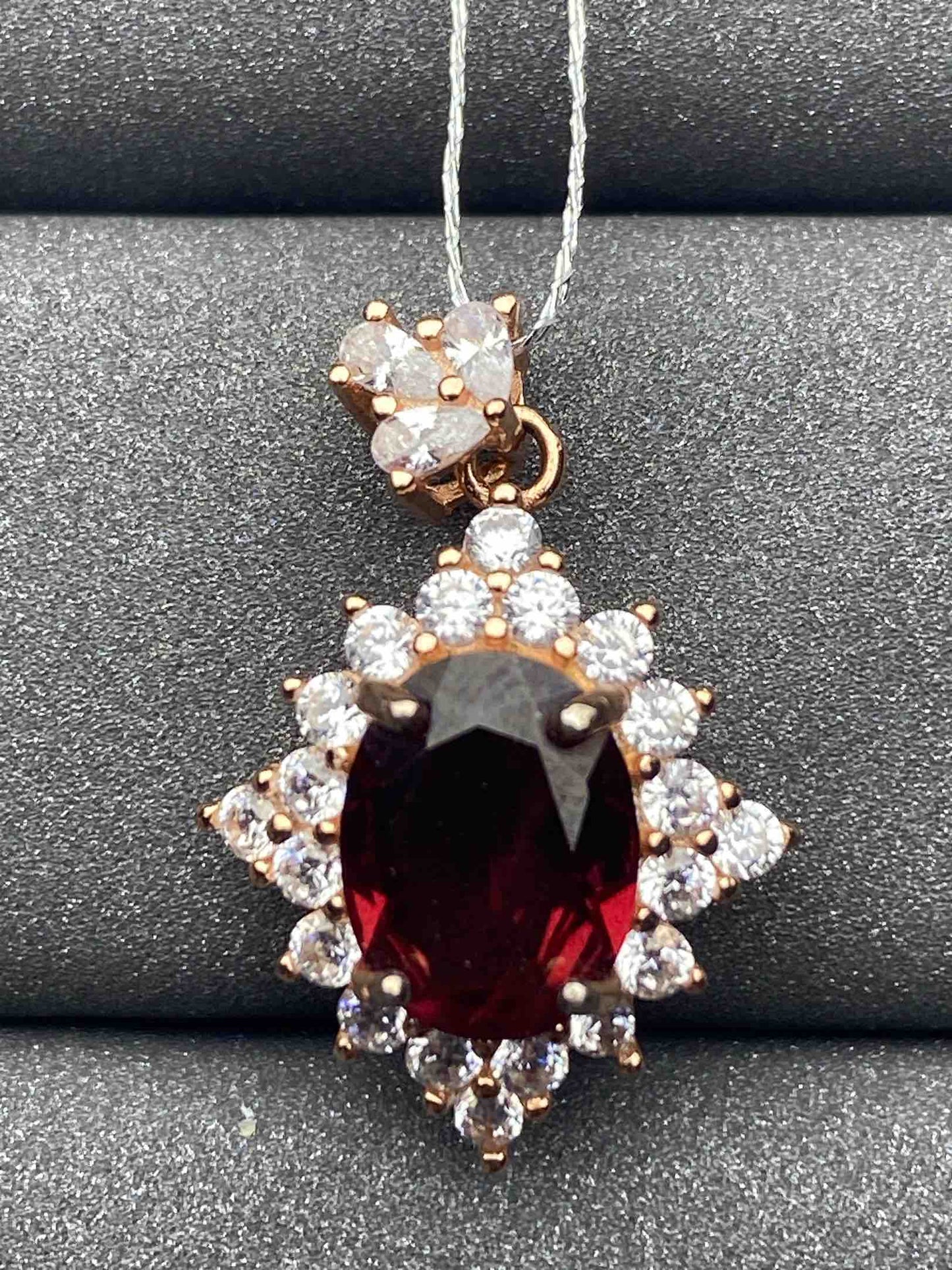A645 Garnet Pendant