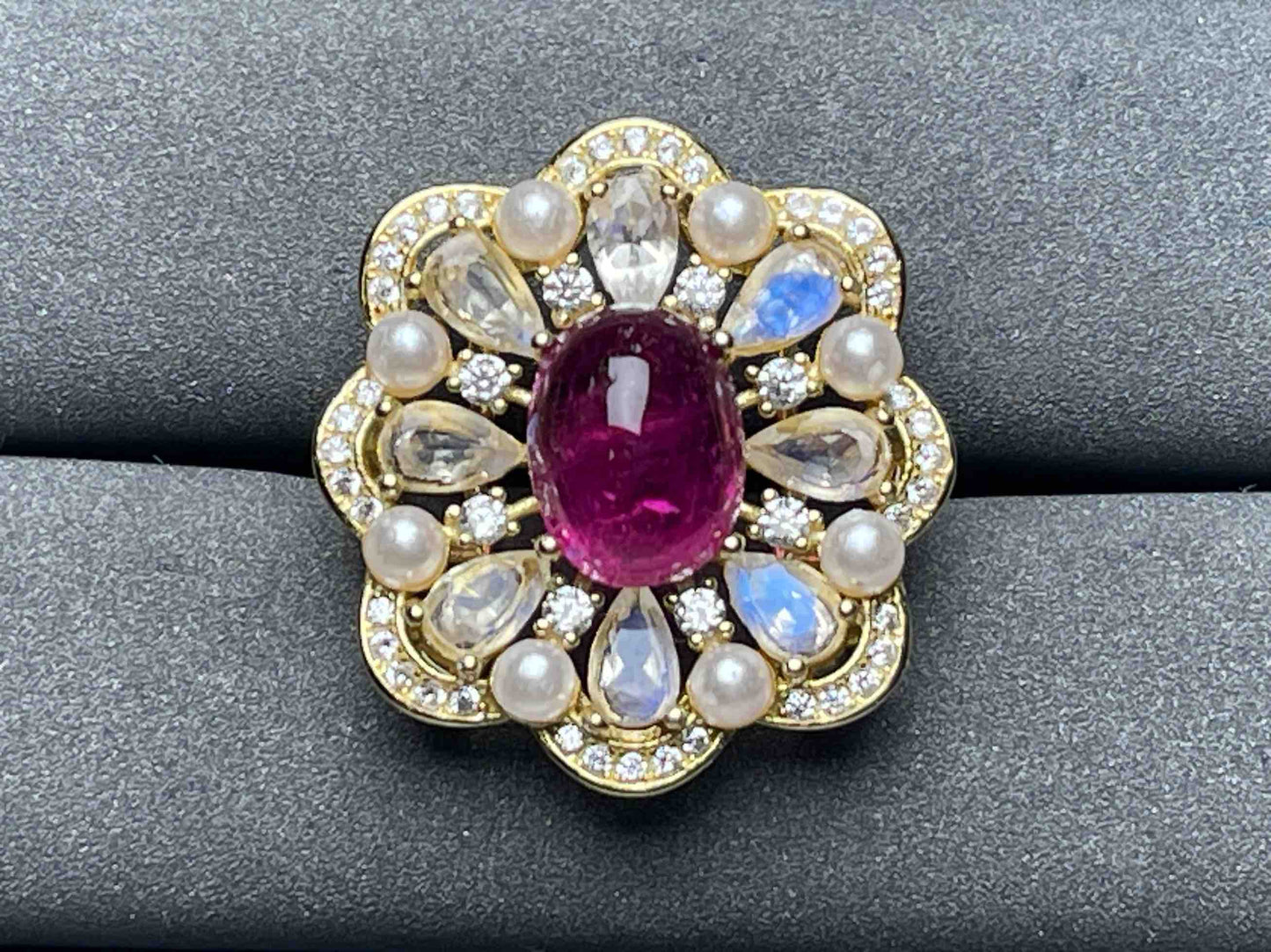 A6453 Rubellite Ring