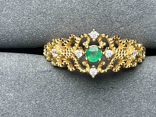 A6479 Emerald Ring