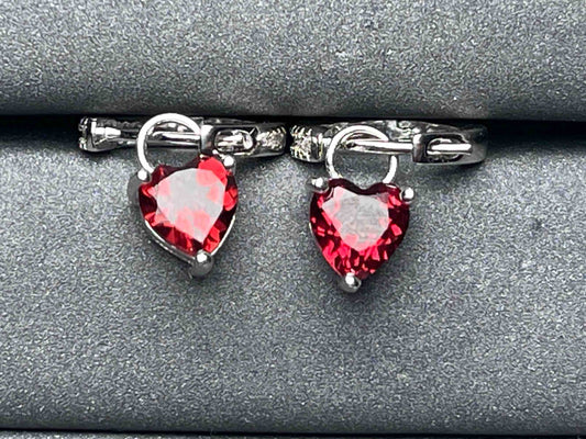 A6517 Garnet Earrings