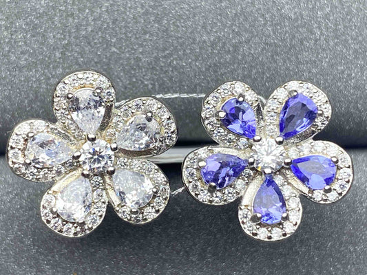A652 Tanzanite Earrings
