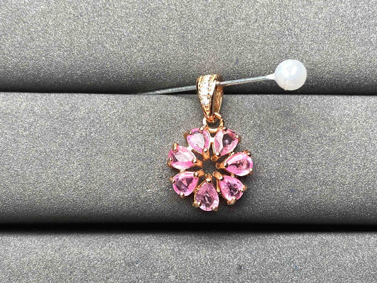 A6525 Pink Sapphire Pendant