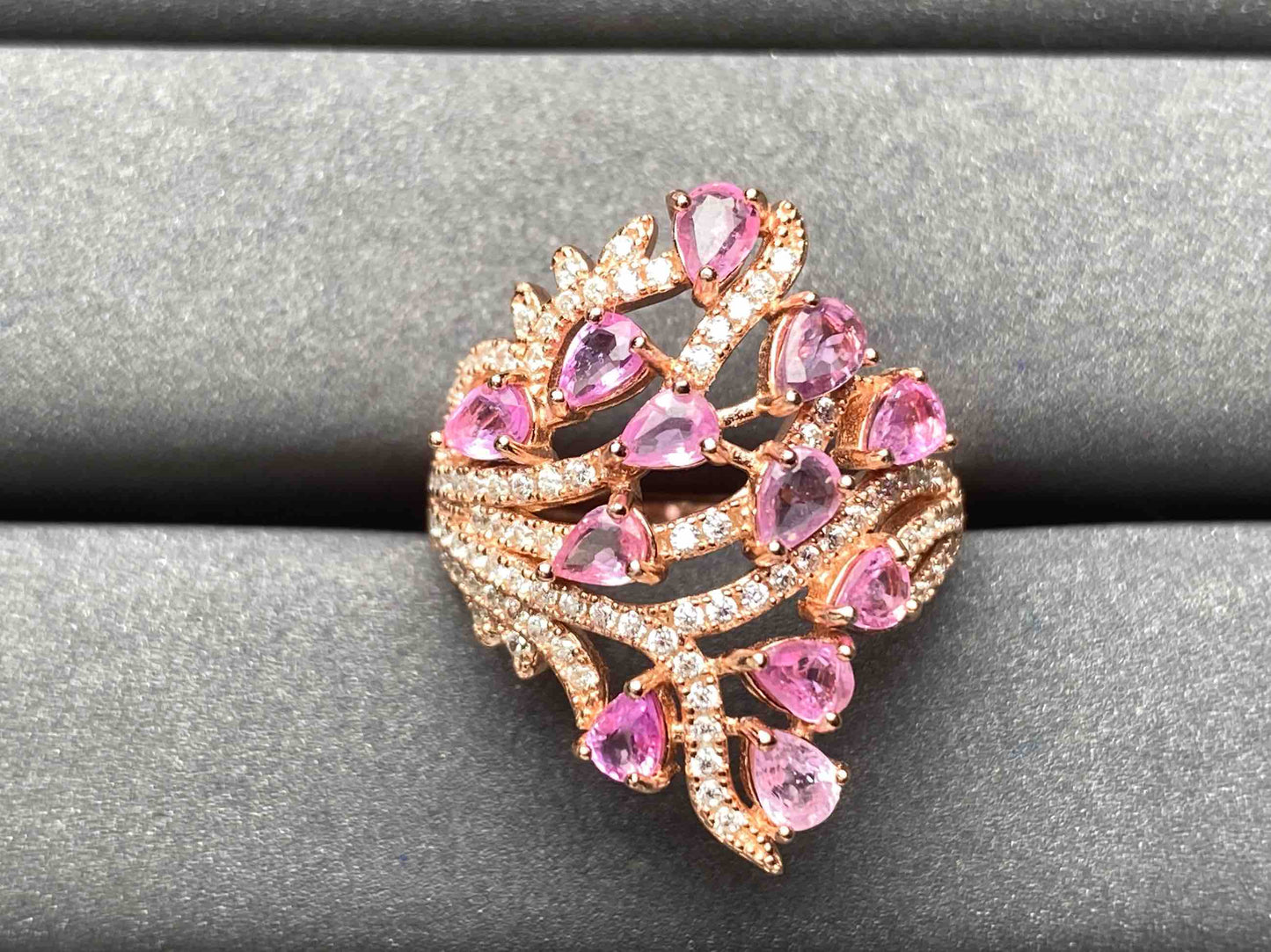 A6527 Pink Sapphire Ring