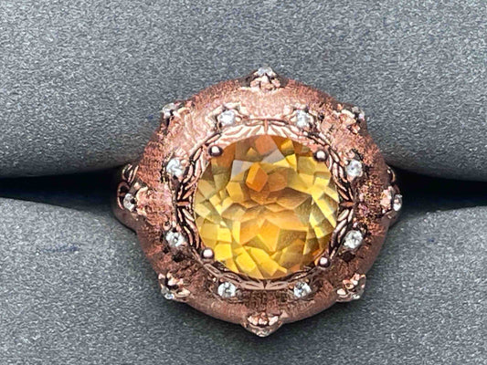 A6691 Citrine Ring
