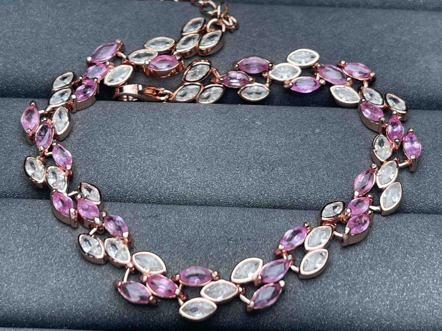 A6755 Pink Sapphire Bracelet