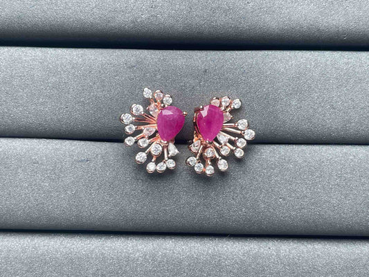 A6797 Ruby Earrings