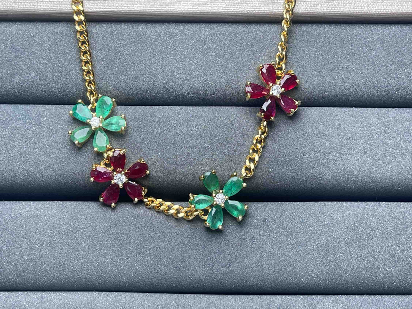 A6802 Garnet Bracelet