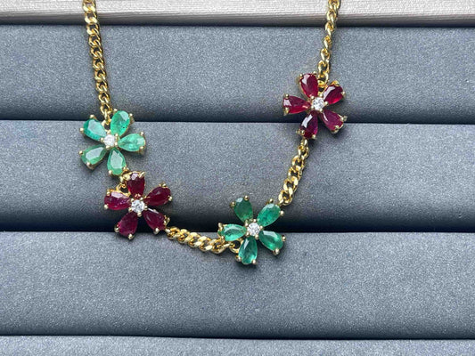 A6802 Garnet Bracelet