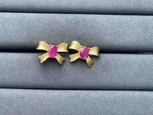 A6816 Ruby Earrings