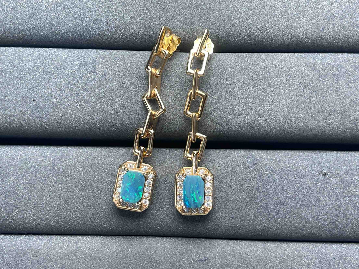 A6928 Opal Earrings