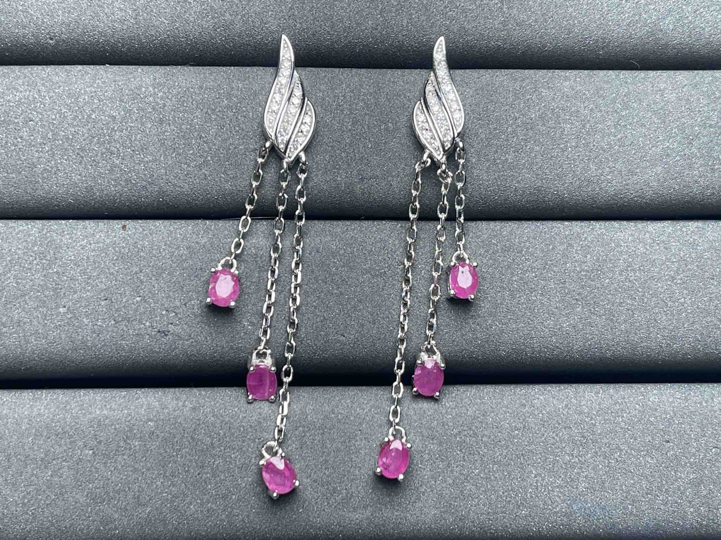 A7022 Ruby Earrings