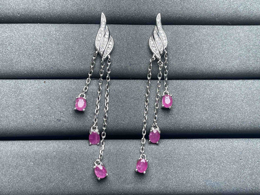 A7022 Ruby Earrings