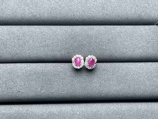 A7068 Ruby Earrings