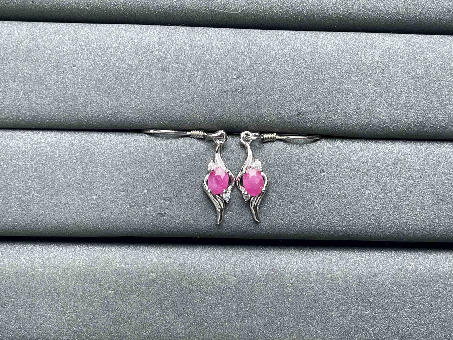 A7150 Ruby Earrings