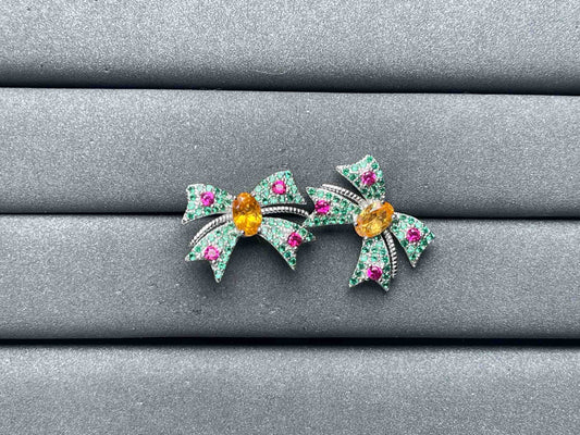 A7156 Sapphire Earrings