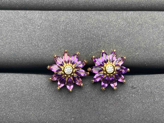 A7376 Garnet Earrings