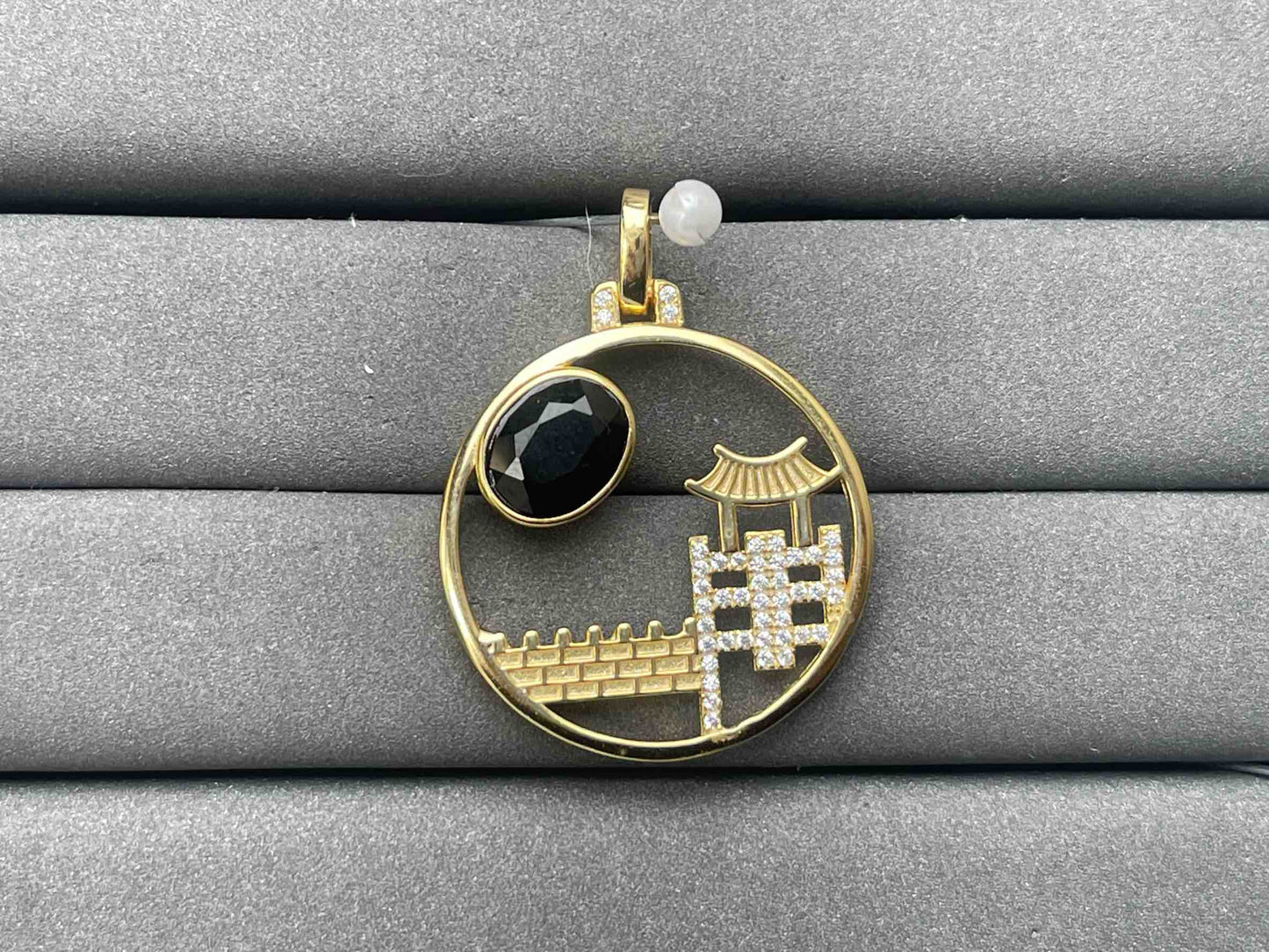 A7390 Black Onyx Pendant