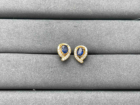 A7477 Sapphire Earrings
