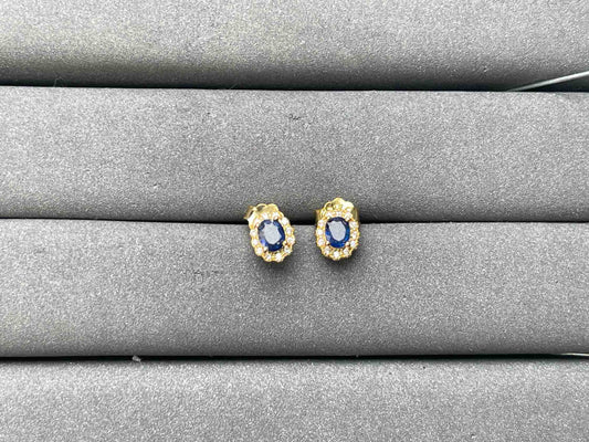 A7480 Sapphire Earrings