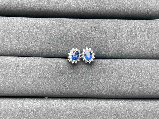 A7518 Sapphire Earrings