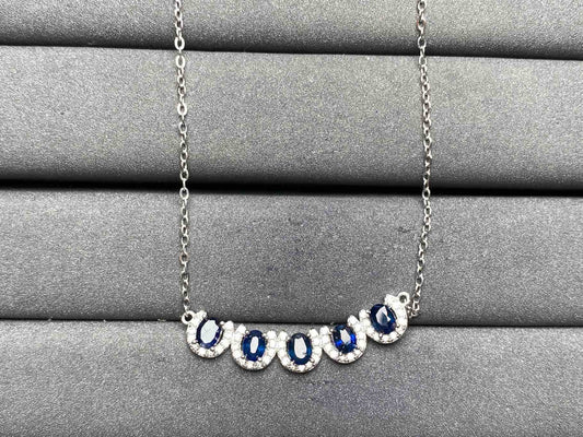 A7902 Blue Sapphire Necklace