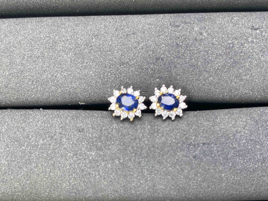 A7966 Sapphire Earrings