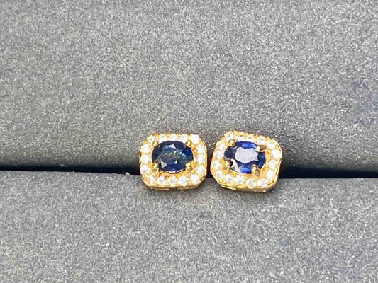 A7996 Sapphire Earrings