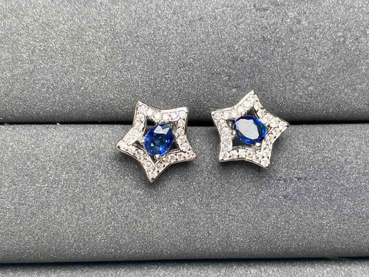 A8008 Sapphire Earrings