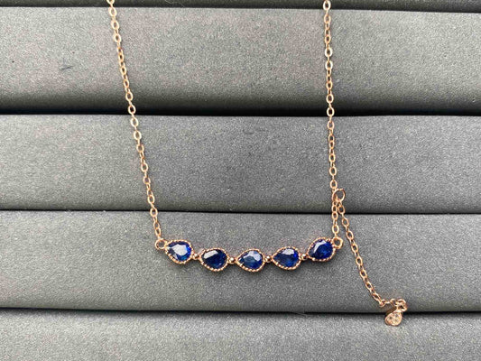A8017 Sapphire Necklace
