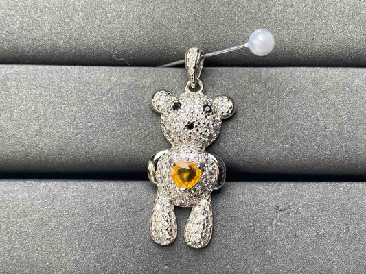 A8023 Yellow Sapphire Pendant