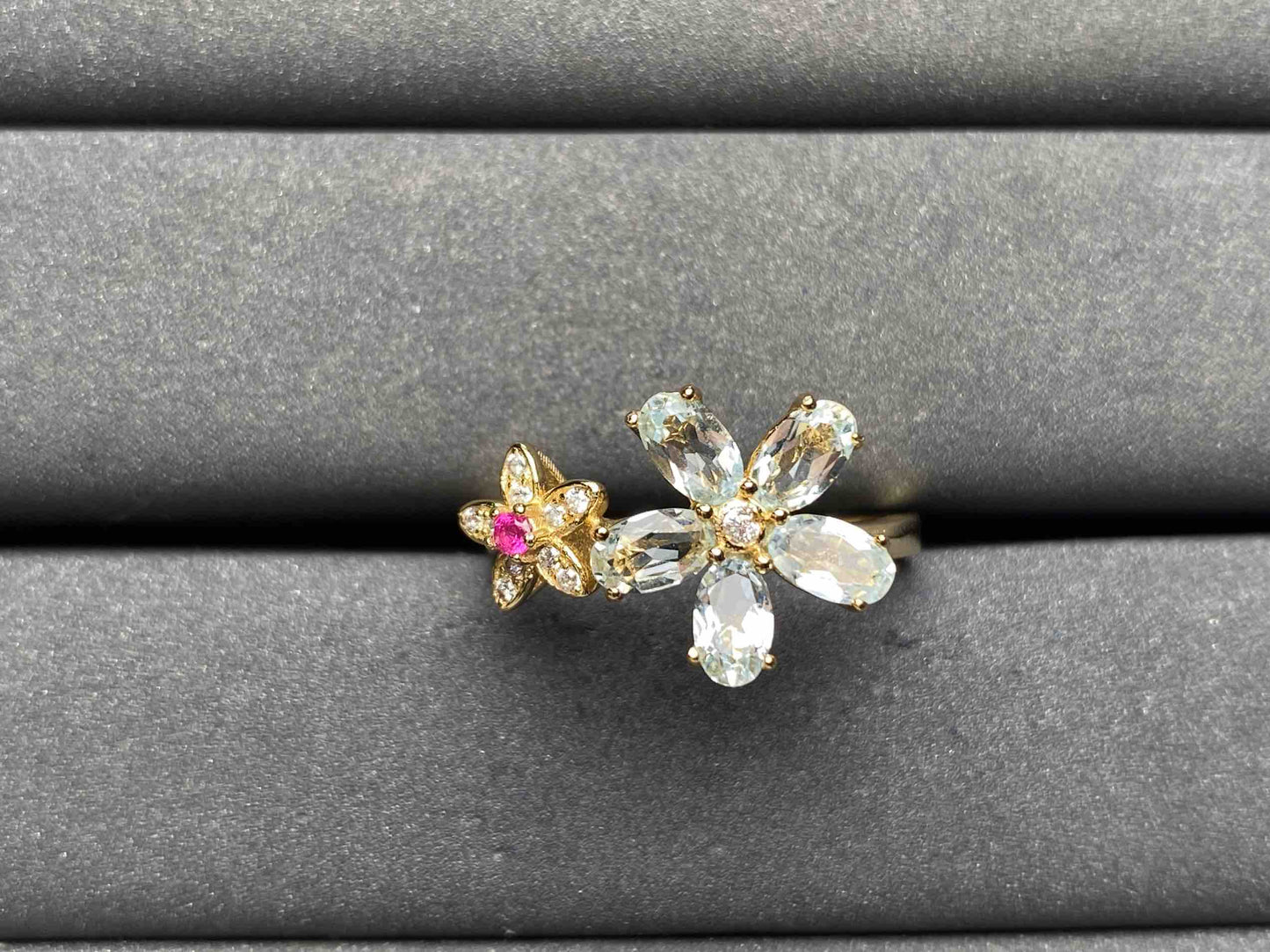 A8057 Aquamarine Ring