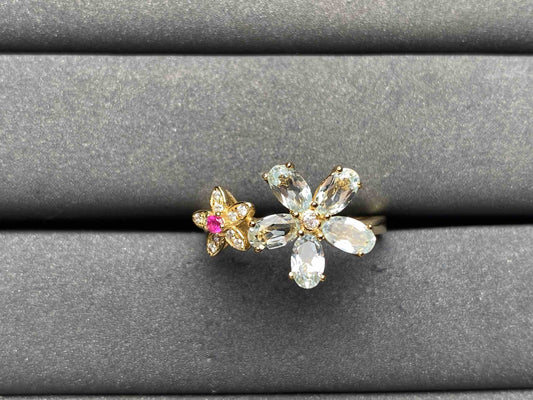 A8057 Aquamarine Ring