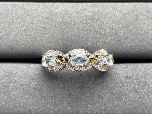 A8089 Aquamarine Ring