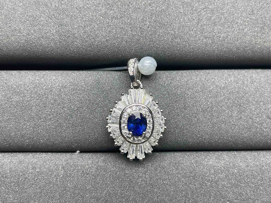 A809 Blue Sapphire Pendant