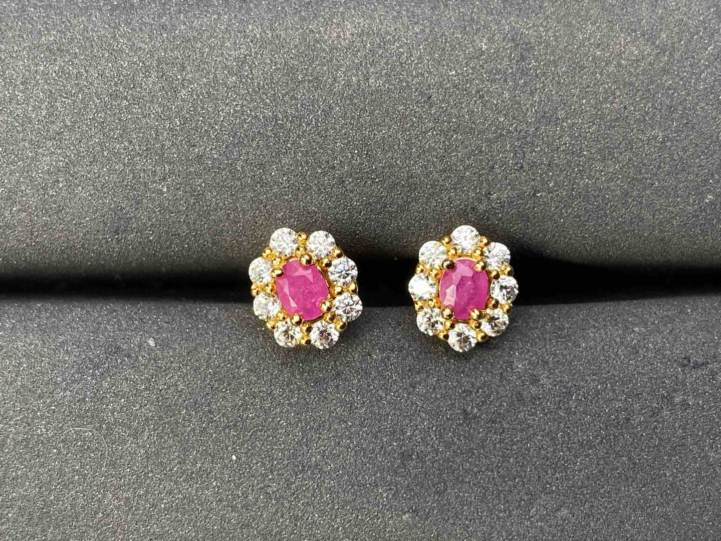 A8102 Ruby Earrings