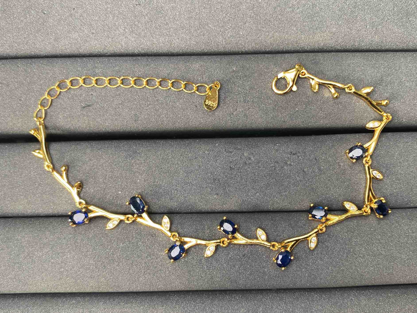 A8164 Blue Sapphire Bracelet