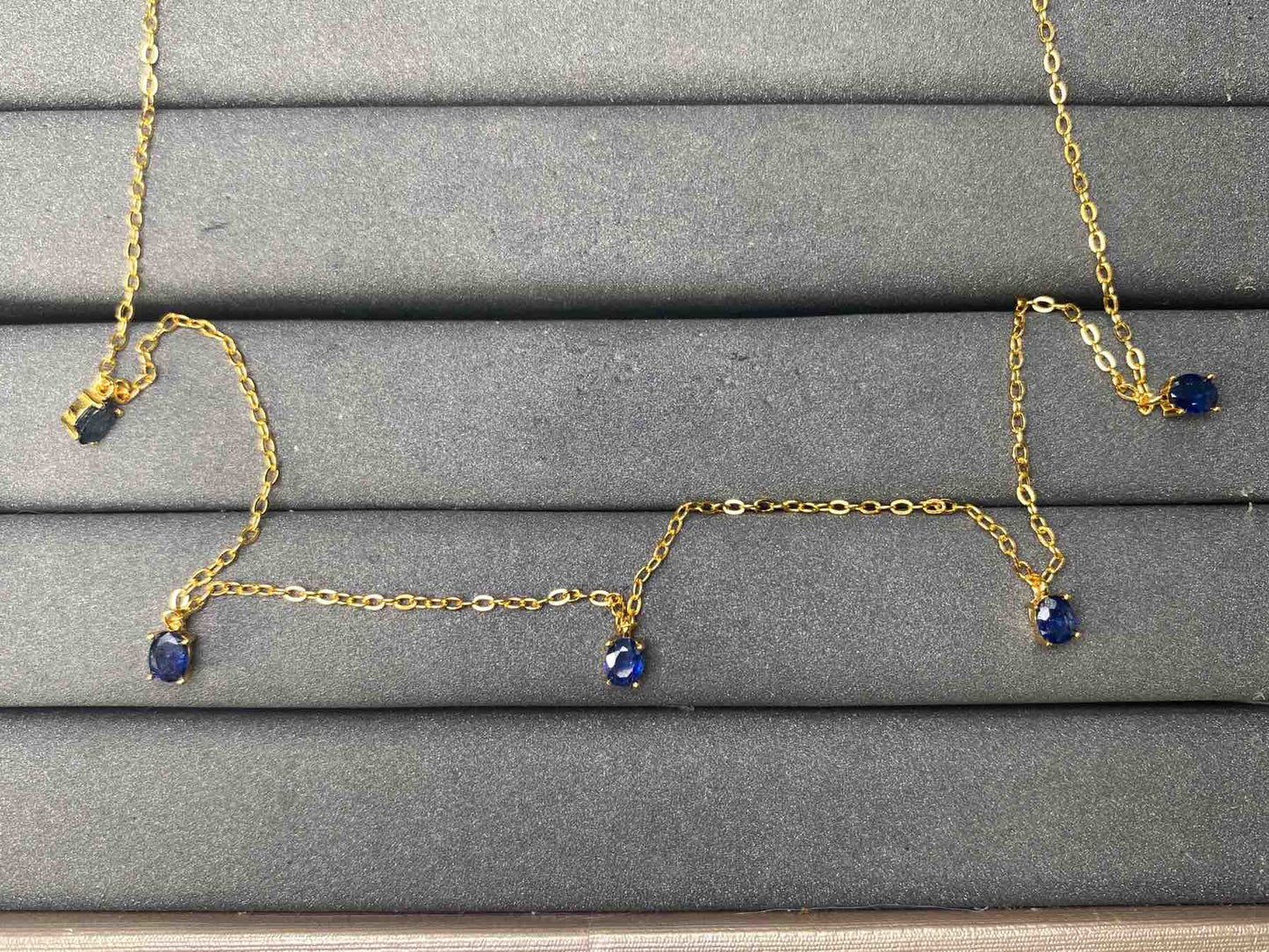 A8166 Blue Sapphire Necklace