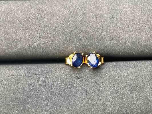 A8169 Blue Sapphire Earrings