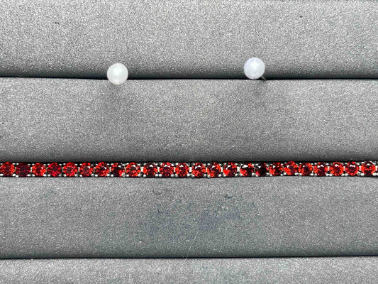A8259 Garnet Bracelet