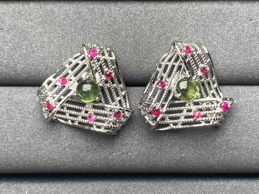 A8343 Sapphire Earrings