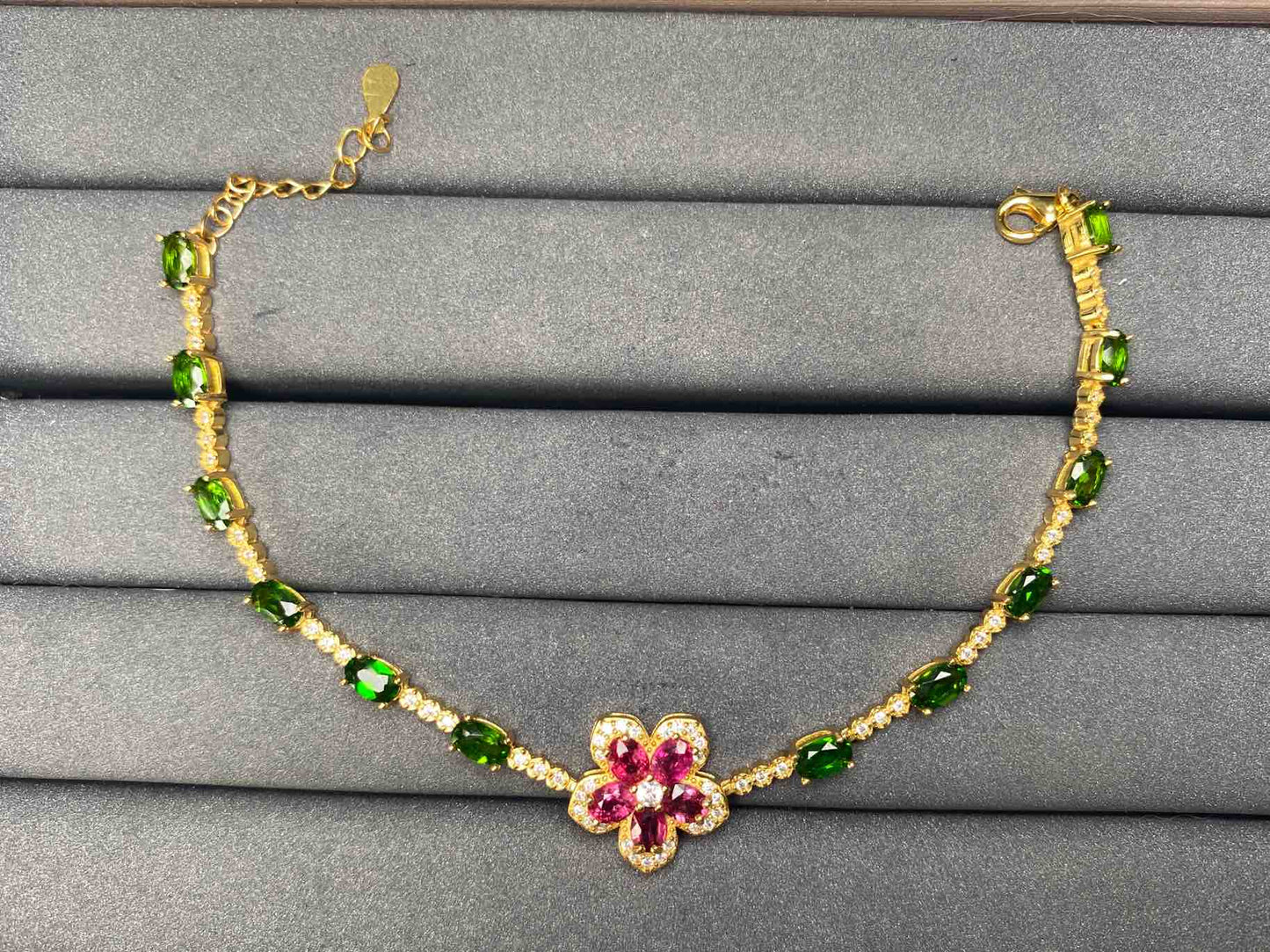 A8370 Pink Ruby Bracelet