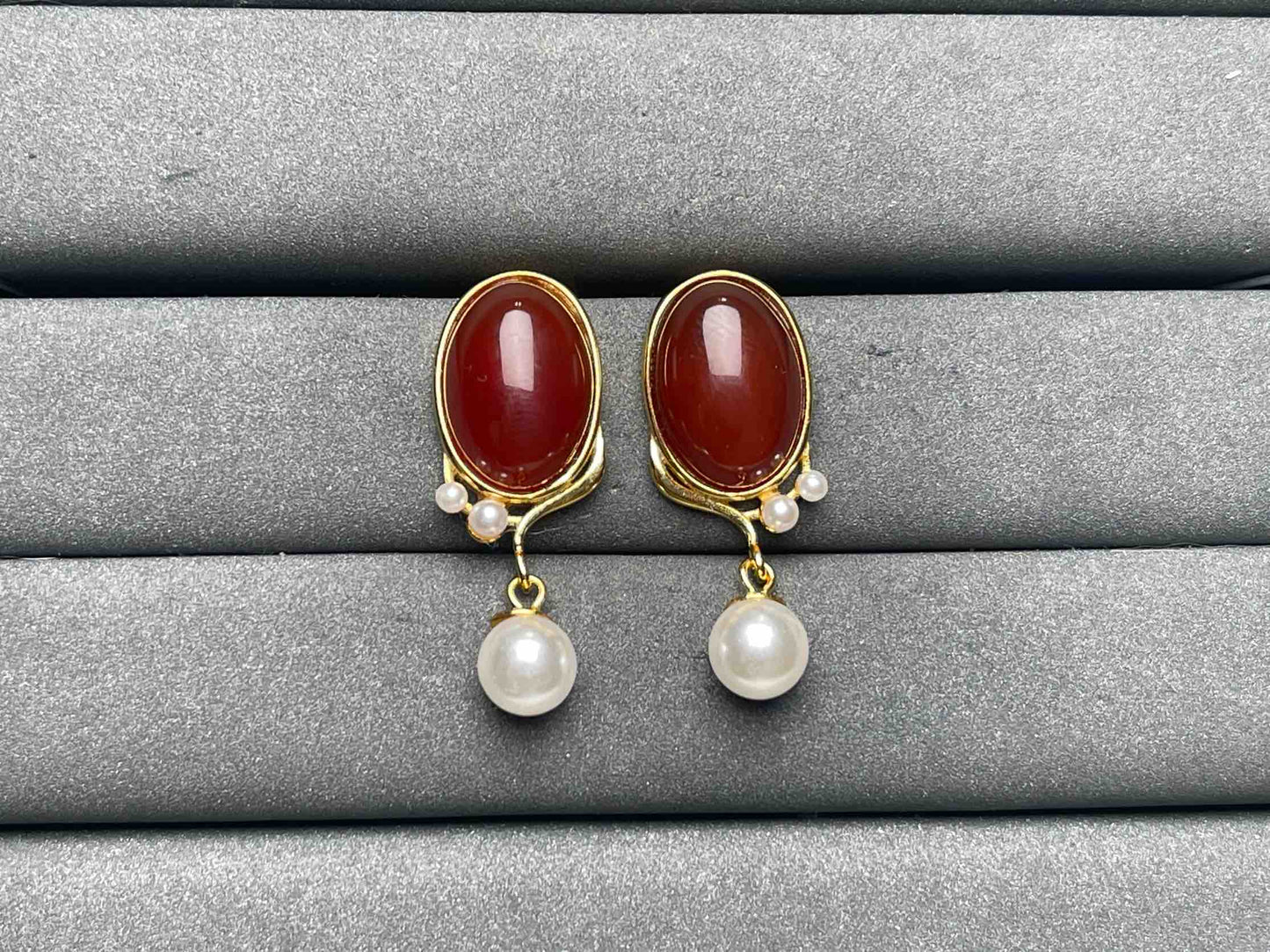 A8395 Carnelian Earrings