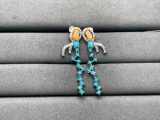 A8458 Sapphire Earrings