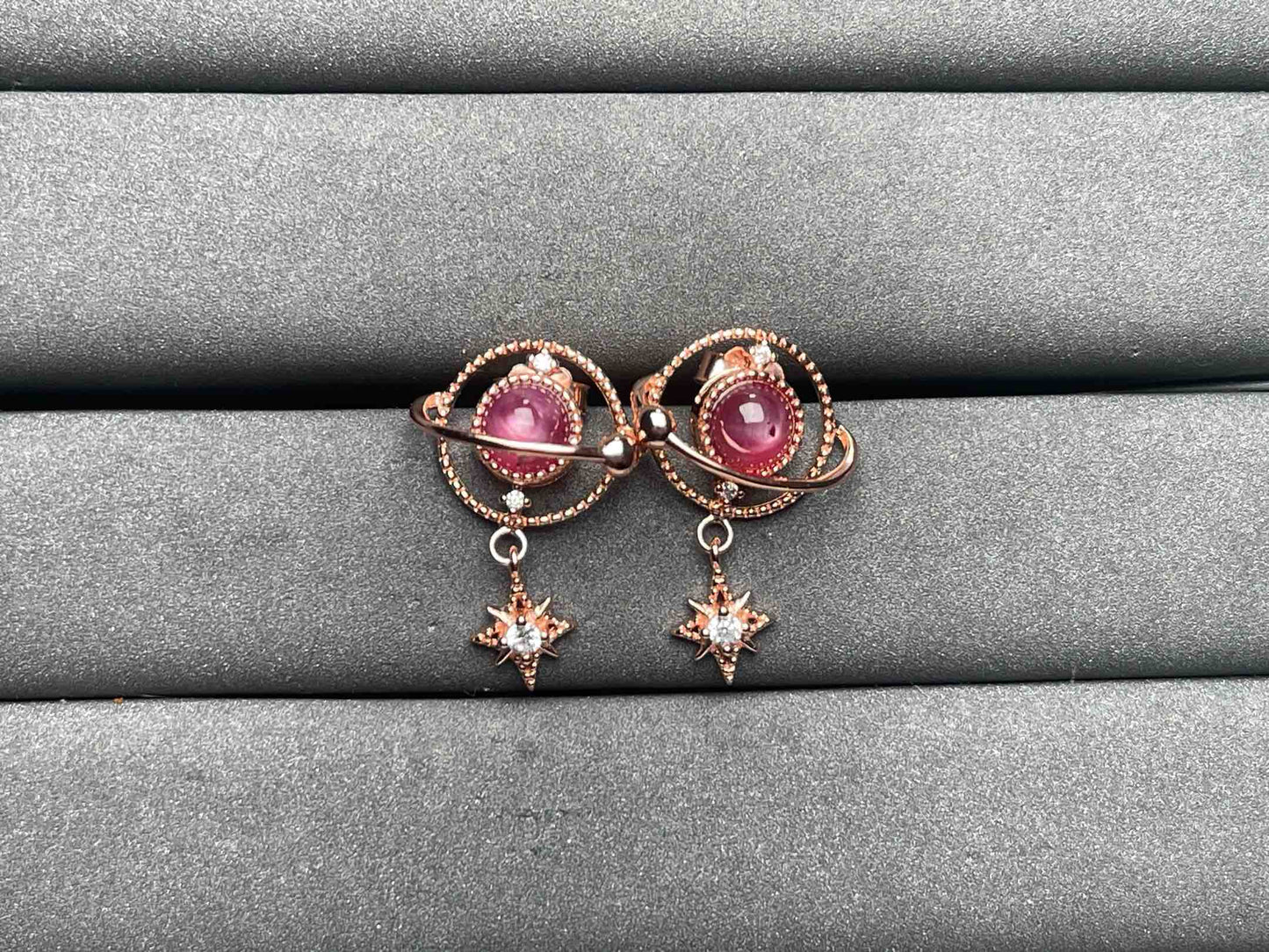 A8497 Sapphire Earrings